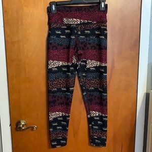 Victoria’s Secret Animal Print Patchwork Style Legging